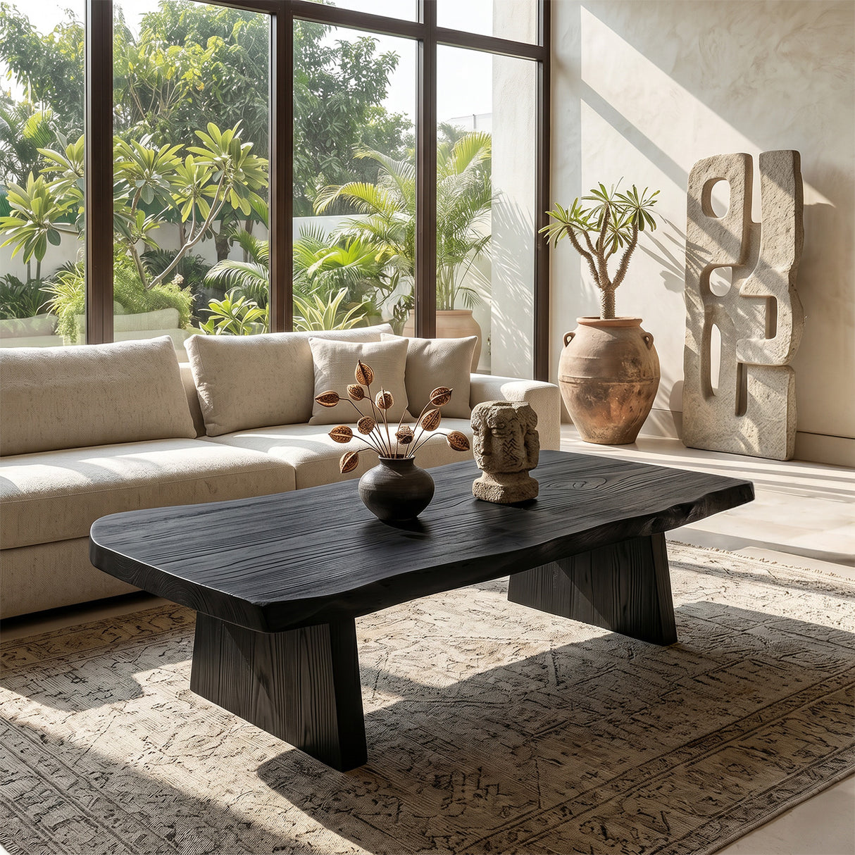 Mid Century Solid Wood Coffee Table For Living Roomdecor And Style