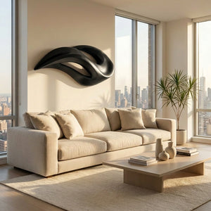 Contemporary Wood Wall Art With Unique Carved For Living Room