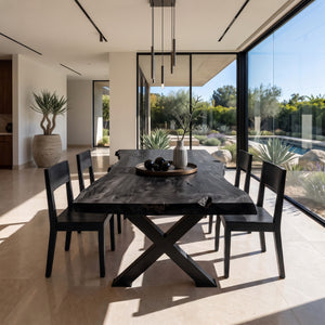 Modern Live Edge Dining Table For Kitchen Or Dining