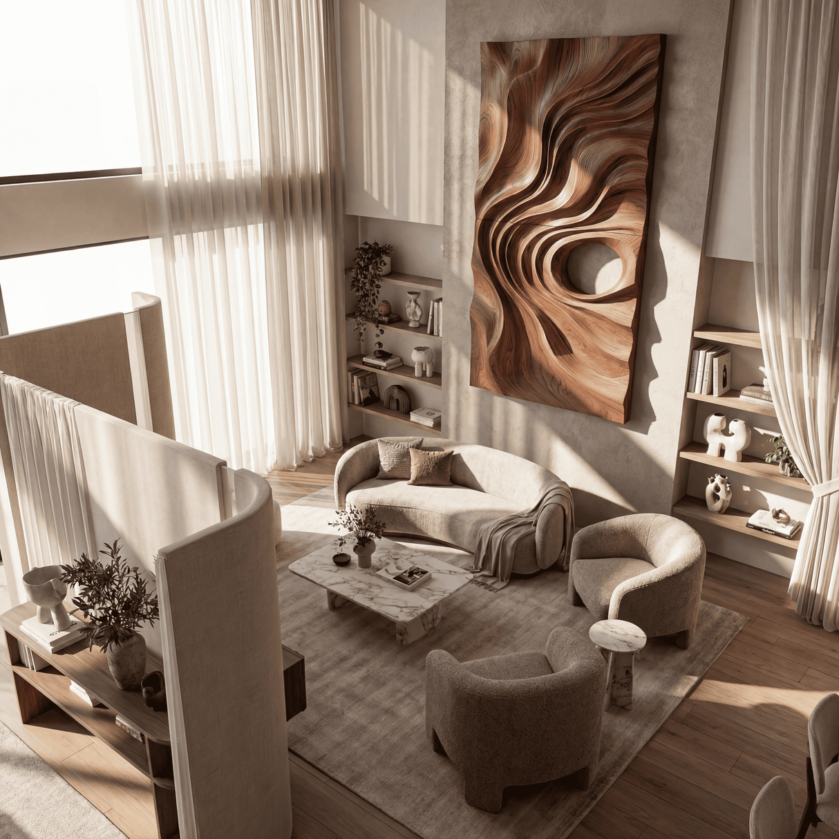 Minimalist Artistic Wall Art Panel For Living Room