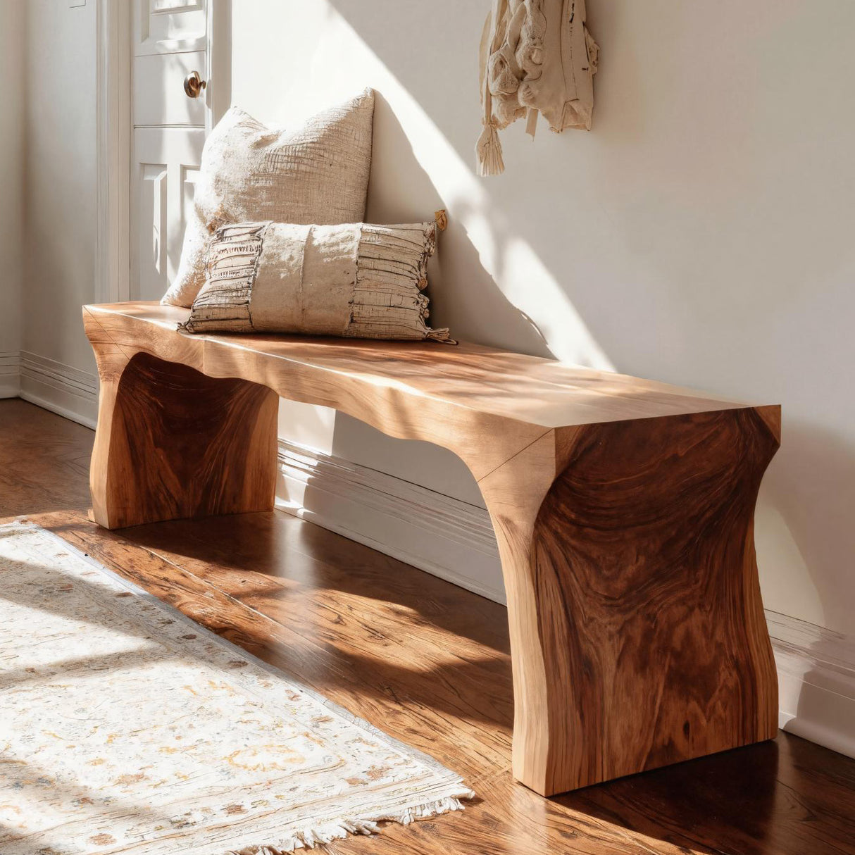 Handcrafted Bench Entryway Seating For Home