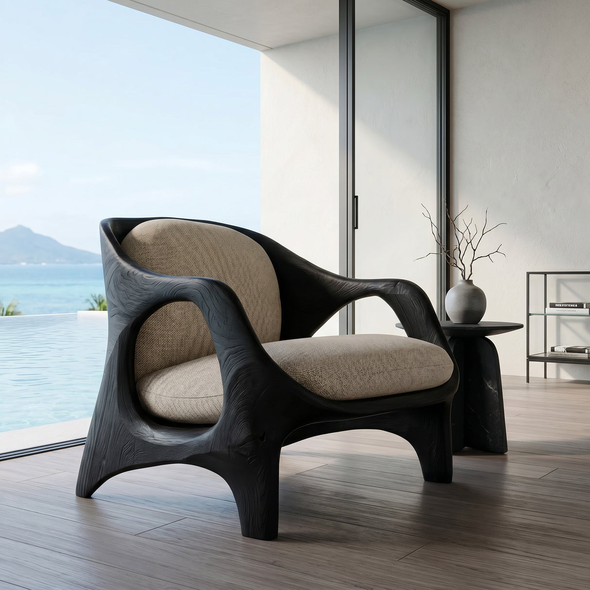 Modern Handcrafted Armchair For Living Room