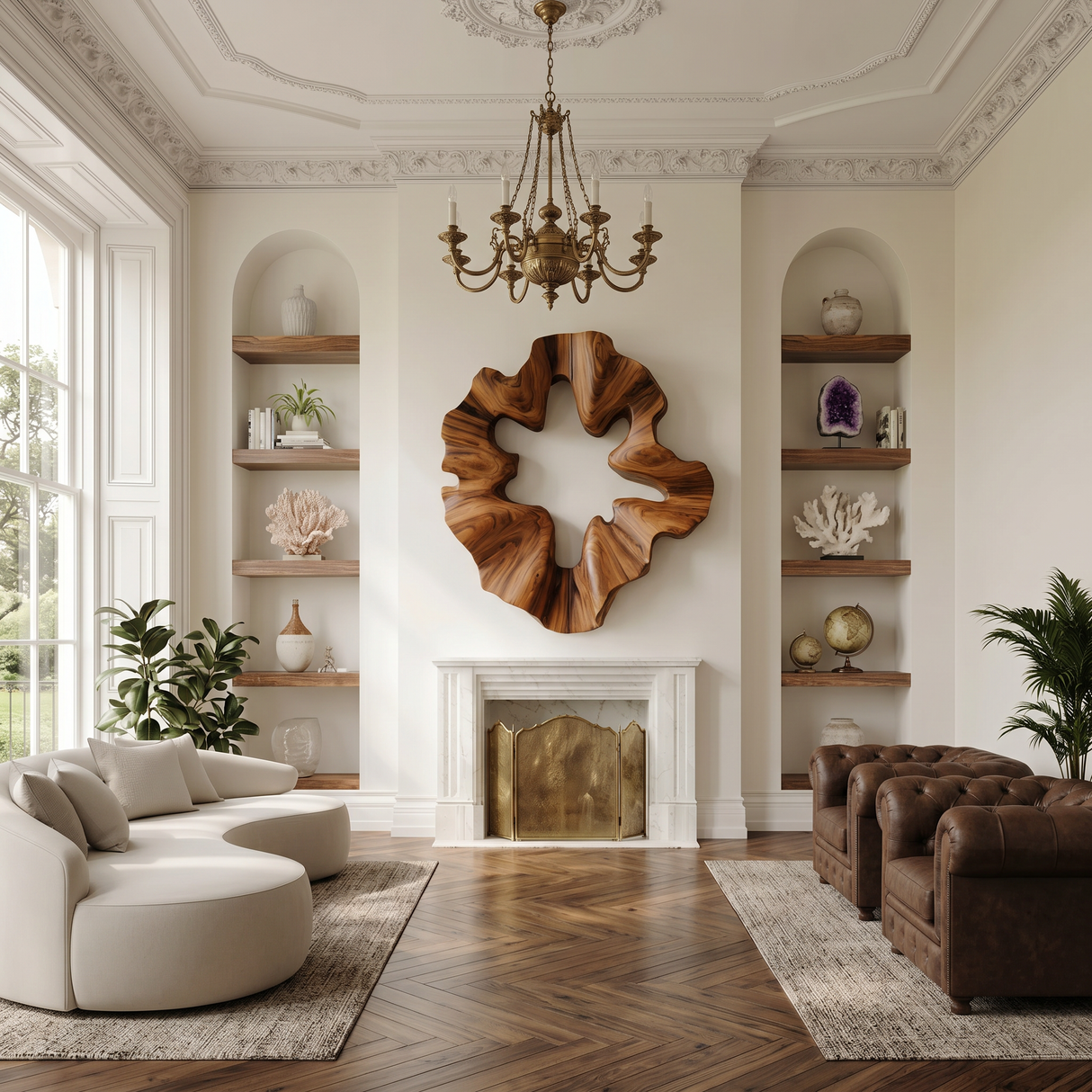 Modern Natural Form Wall Art For Living Space