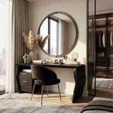 Mid Century Vanity Desk Bedroom Apartment Makeup Area