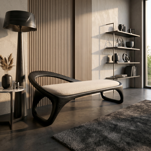 Luxury Sculptural Bench Penthouse Interior