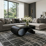 Minimalist Coffee Table Curved Style For Living Room