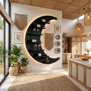 Minimalist Compact Wine Holder For Small Apartment