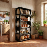 Minimalist Artistic Bookcase Storage Organizer For Bedroom Area