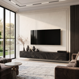 Rustic TV Console For Cozy Entryway Design
