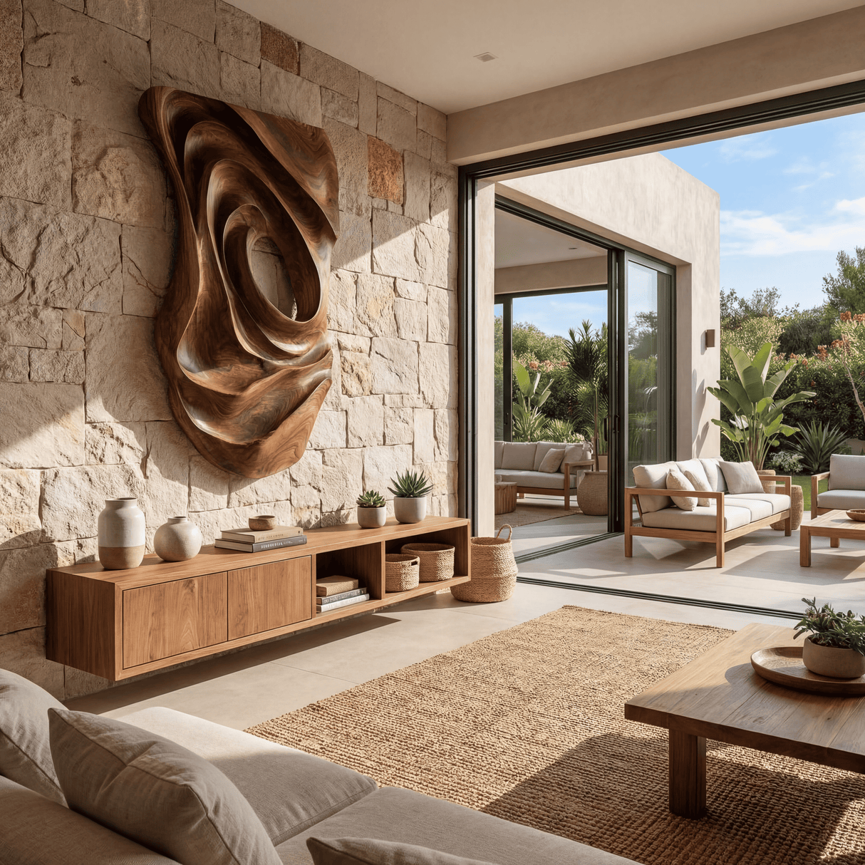 Contemporary Fluid Wall Art Panel For Entryway Interior