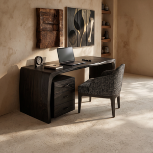 Luxury Executive Desk With Drawer Pedestal For Open Office