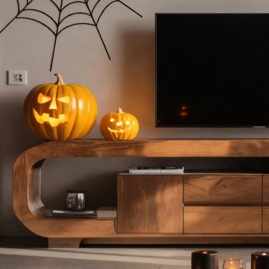 Modern Halloween Wooden TV Cabinet For Living Room Or Lounge