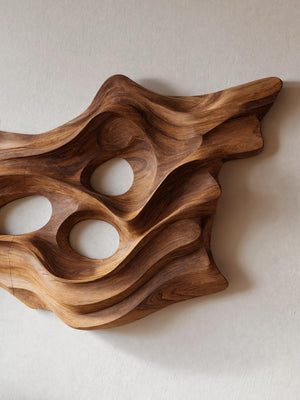 Large Organic Sculptural Wall Art For Holiday Decor