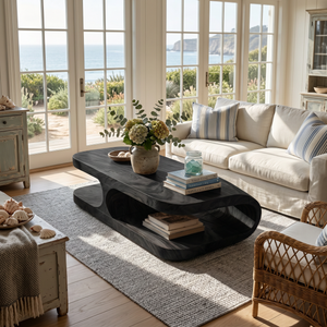 Boho Coffee Table For Coastal Interior