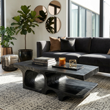 Coastal Wood Coffee Table For Beach House