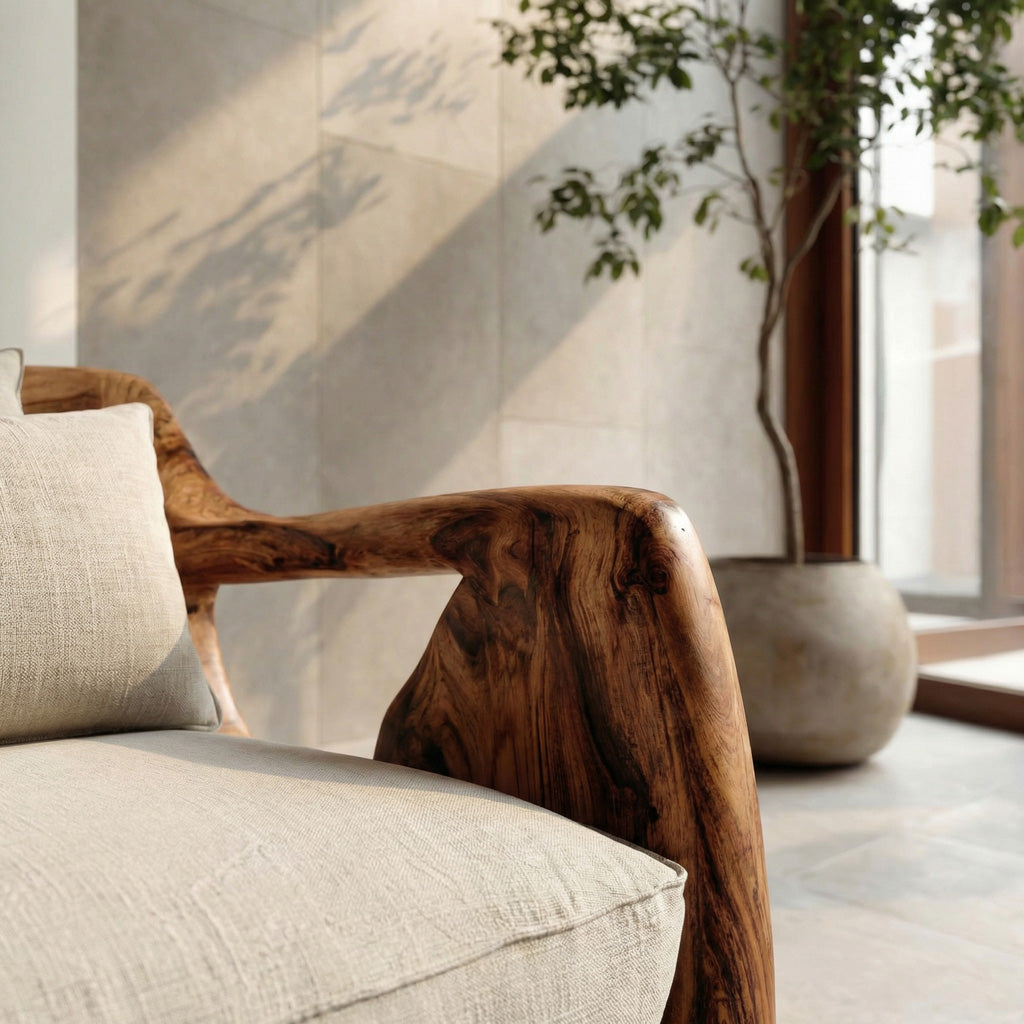 Modern Farmhouse Accent Chair For Living Room