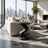 Minimalist Flow Side Table Elegant Living Room