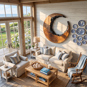 Mid Century 3D Wood Wall Art For Furniture Home Makeover