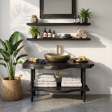 Rustic Wood Bathroom Vanity For Functional Decor