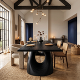 Modern Live Edge Dining Table For Open Concept Dining