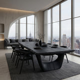 Luxury Dining Table With Rectangular Tabletop For Dining Room