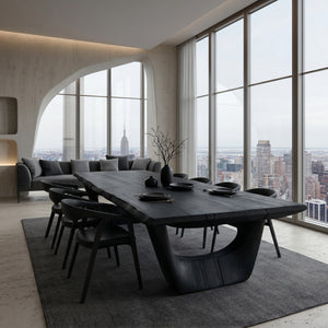 Luxury Dining Table With Rectangular Tabletop For Dining Room