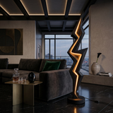 Minimalist Lightning Bolt Lamp For Modern Interior