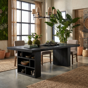 Modern Kitchen Table With Storage Cabinet