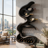 Rustic Artistic Wine Holder For Entertaining Area