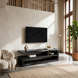Scandinavian Minimal TV Stand For Studio Interior