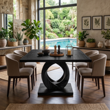 Tropical Square Dining Set For Poolside Kitchen