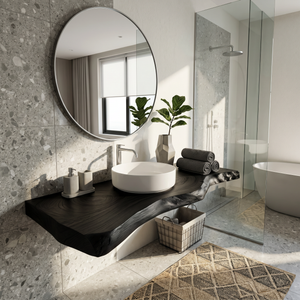 Contemporary Floating Washstand Luxury Residence