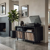 Minimalist Wooden Record Player Cabinet For Home Decor