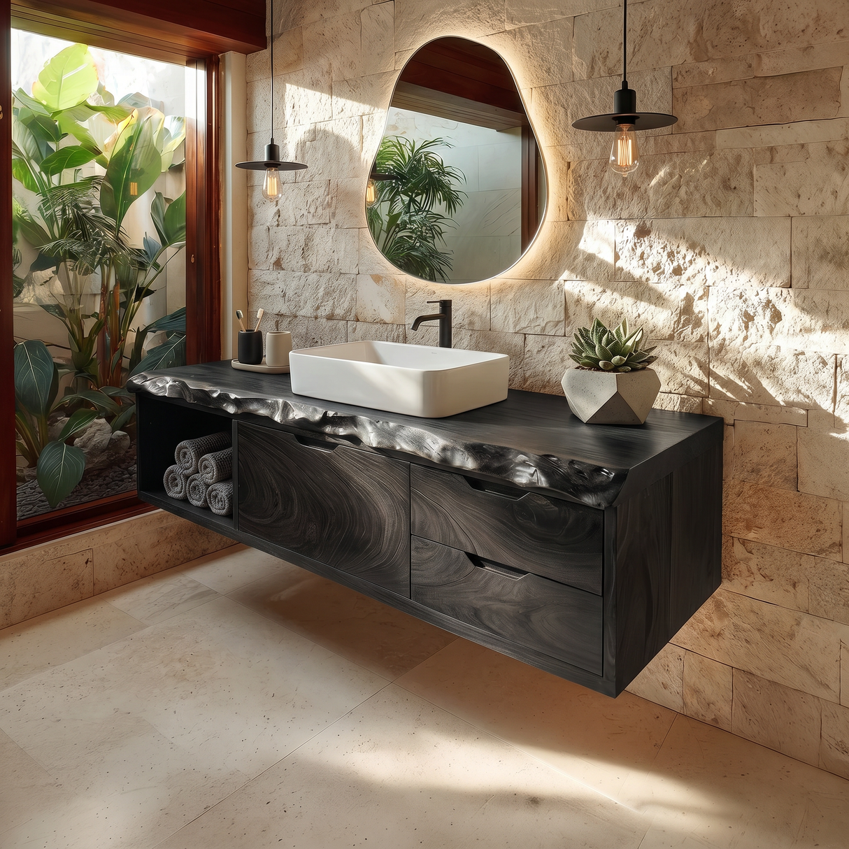 Luxury Floating Bathroom Vanity Primary Bathroom