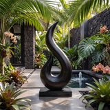 Handcrafted Abstract Sculpture For Outdoor Wall Design