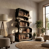 Modern Artistic Bookcase Storage Organizer For Study Room
