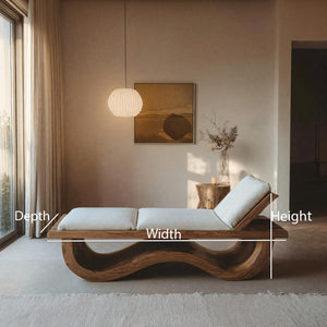 Organic Lounge Chair For Living Room Or Bedroom