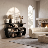 Modern Curved Shelf For Living Room Or Office