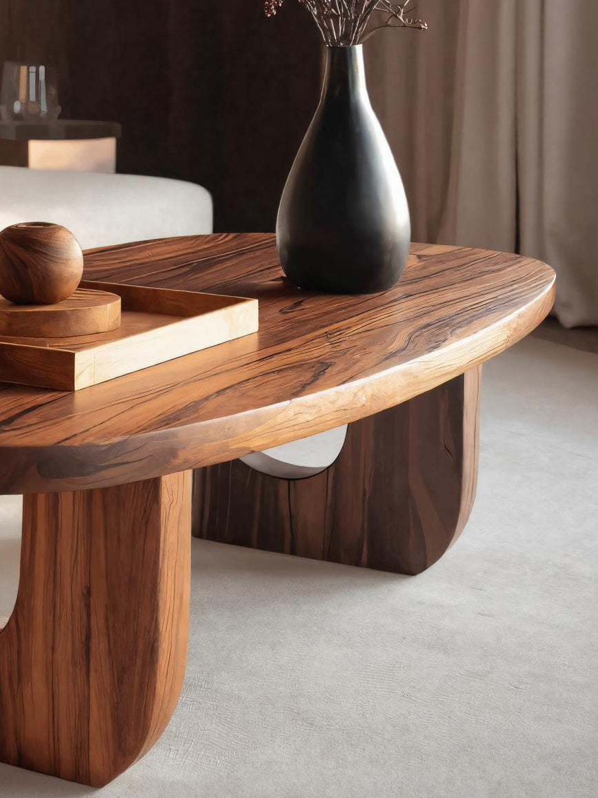 Modern Sculptural Coffee Table For Living Room