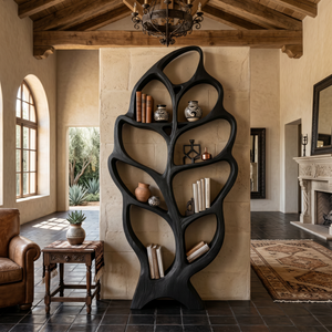 Modern Architectural Bookcase For Contemporary Living Room