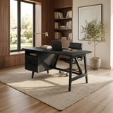 Luxury Live Edge Executive Desk Coastal Workspace