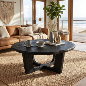 Modern Handcrafted Live Edge Low Table For Living Room Furniture Decor