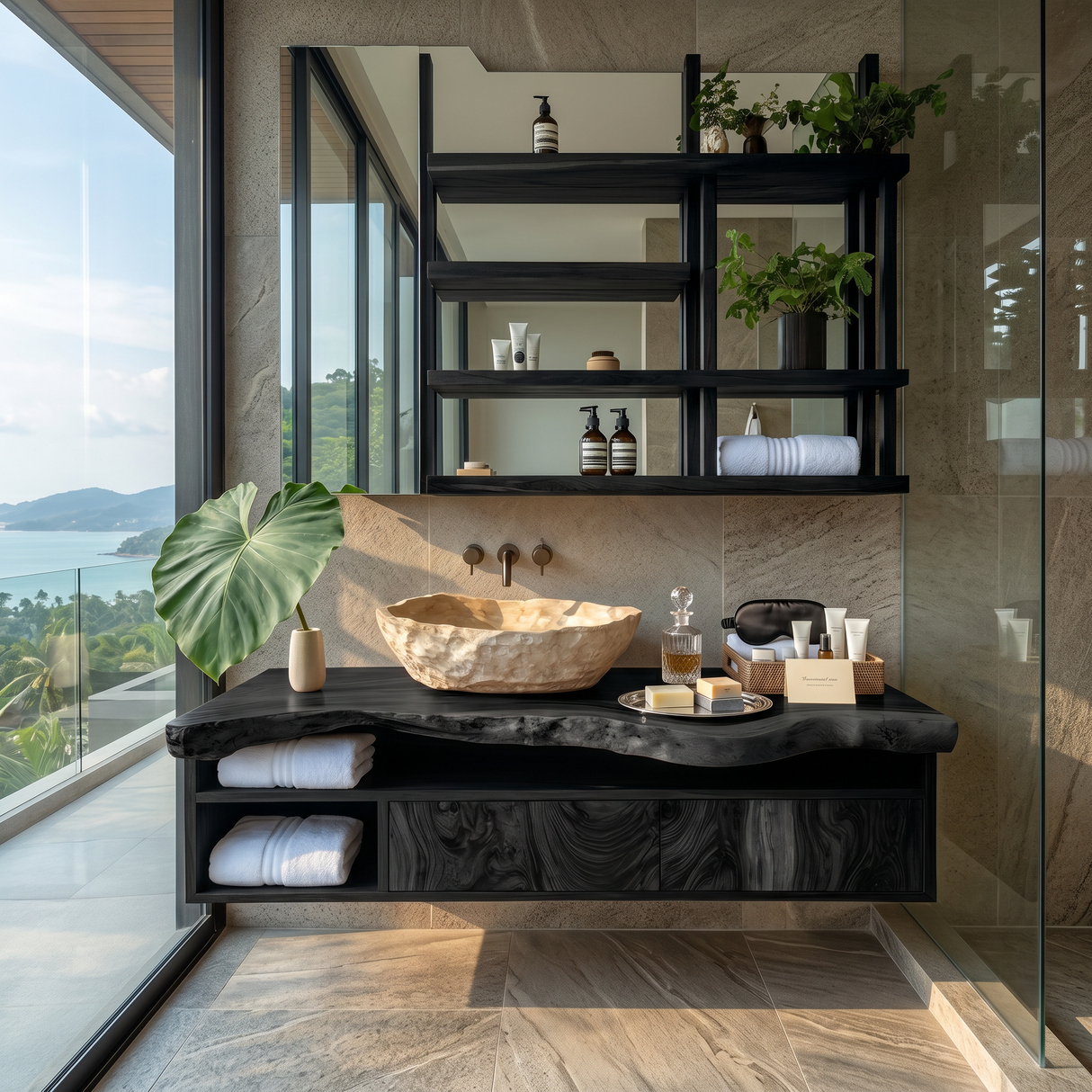 Handcrafted Floating Vanity For Elegant Bathroom