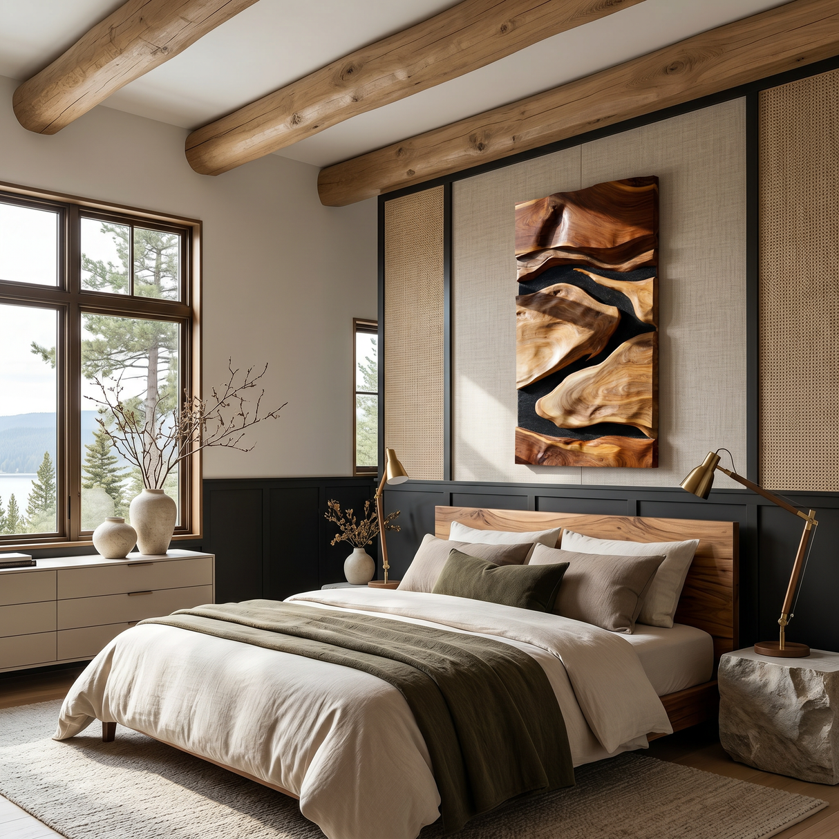 Organic Flow Wall Art For Contemporary Interior