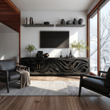 Mediterranean Coastal TV Stand For Santorini Style Bedroom