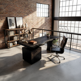 Contemporary Desk With Storage For Curated Home Office