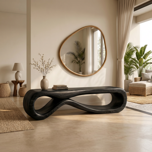 Organic Sculptural Bench Coastal Residence
