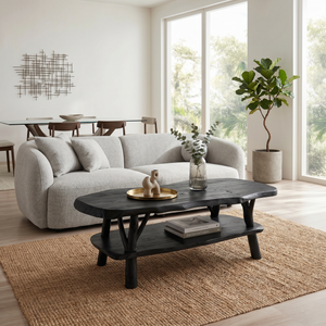 Natural Wood Coffee Table For Studio Lounge