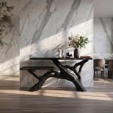 Garden Natural Wood Entryway Bench Table For Room Styling