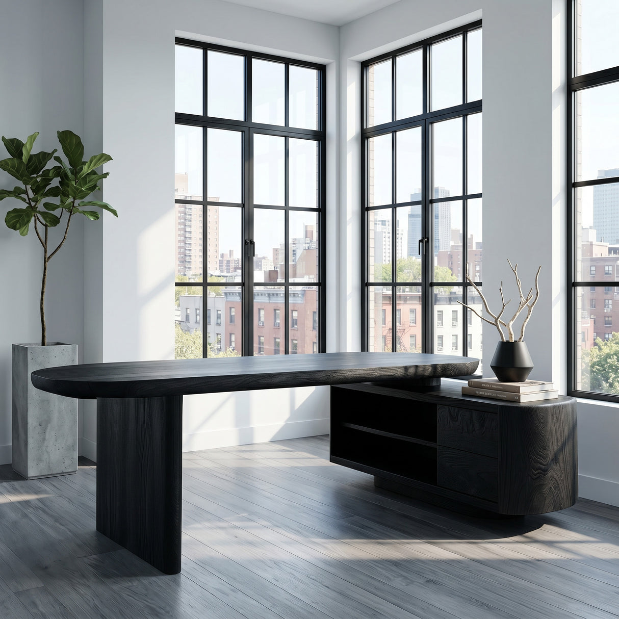 Modern L-Shaped Desk For Contemporary Home Office